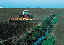 Agriculture's impact on the landscape.